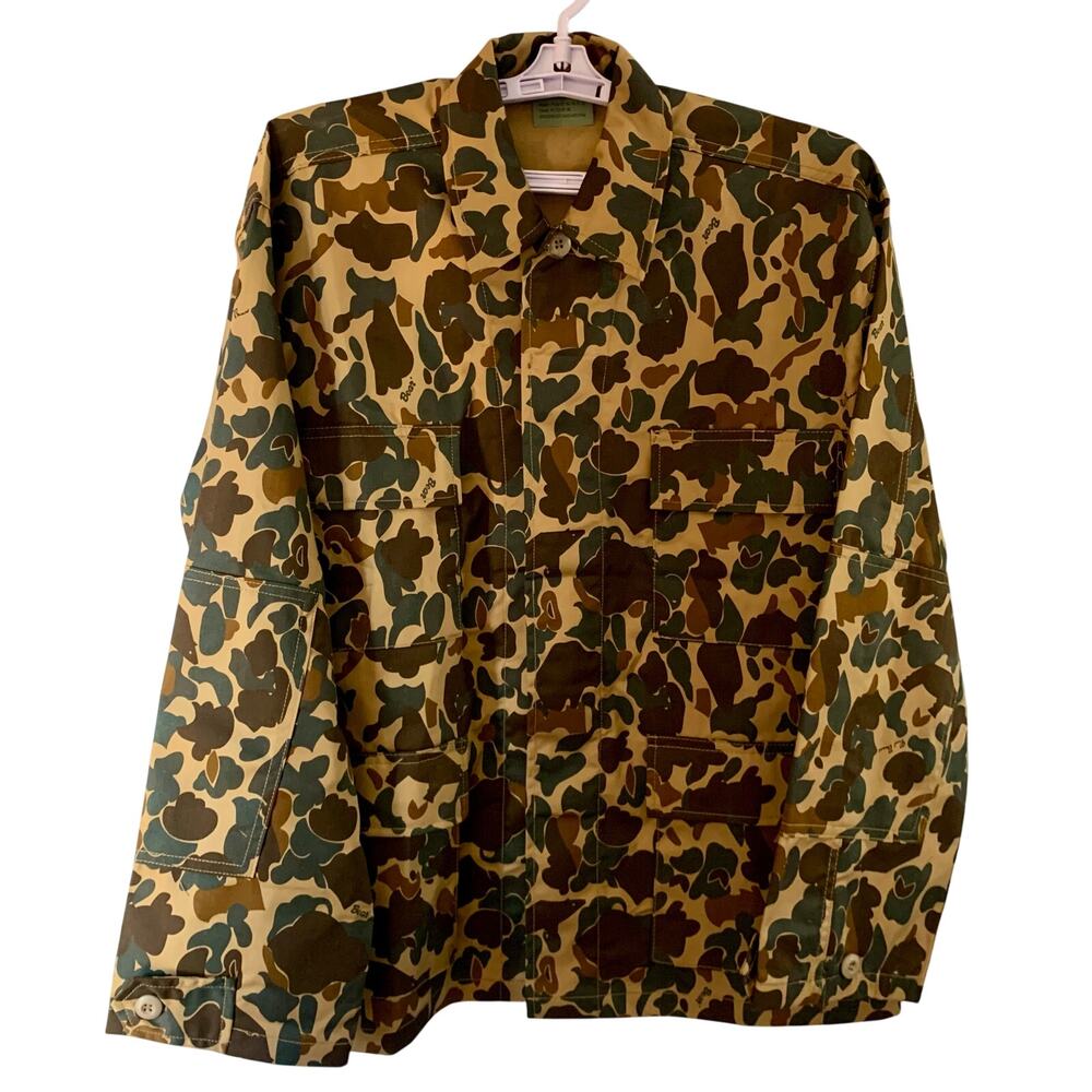 Rothco Mens L Fred Bear Camo BDU Shirt Tactical Uniform Military Army Jacket